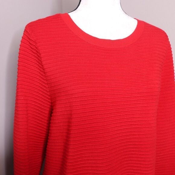 Charter Club Pullover Sweater Ribbed Textured - Picture 3 of 8